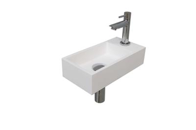 INK Versus Fonteinpack - Polystone - rechts fonteinkraan - designsifon - afvoerplug - incl bevestiging 1805132 INK Versus Fonteinpack - Polystone - rechts fonteinkraan - designsifon - afvoerplug - incl bevestiging 1805132