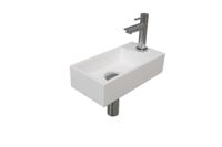 INK Versus Fonteinpack - Polystone - rechts fonteinkraan - designsifon - afvoerplug - incl bevestiging 1805132 - thumbnail