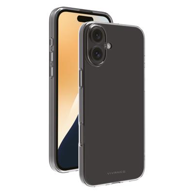 Vivanco SUPER SLIM Backcover Apple iPhone 16 Plus Transparant Inductieve lading, Zanddicht, Spatwaterdicht, Stofdicht Vivanco SUPER SLIM Backcover Apple iPhone 16 Plus Transparant Inductieve lading, Zanddicht, Spatwaterdicht, Stofdicht