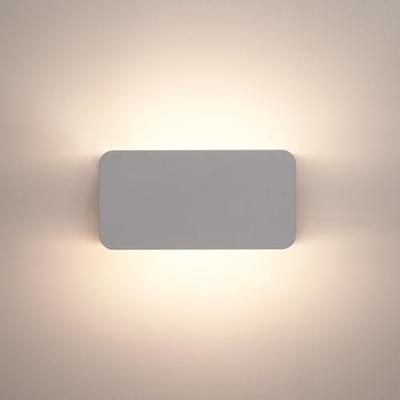 Toledo - LED Wandlamp - 6 Watt 280 Lumen - IP54 - 3000K - Kantelbare lichtbundel - Moderne Binnen en buitenlamp - Grijs