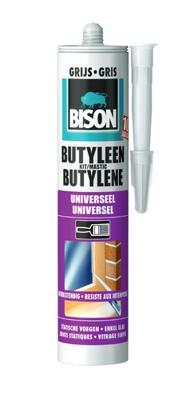 Bison Butyleenkit Grijs Koker | 300 ml - 1491003 Bison Butyleenkit Grijs Koker | 300 ml - 1491003