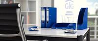Leitz perforator 5005 blauw - thumbnail
