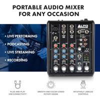 Alto Professional TrueMix 500 5-kanaals analoge mixer met USB - thumbnail