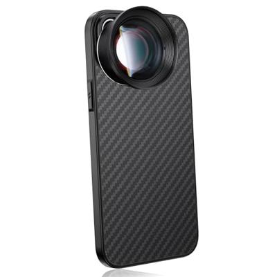 MOJOGEAR 17mm lens case voor iPhone 15 - Carbon