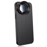 MOJOGEAR 17mm lens case voor iPhone 15 - Carbon - thumbnail