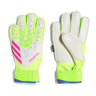 adidas Predator Match Fingersave Keepershandschoenen Kids Wit Neongeel Roze adidas Predator Match Fingersave Keepershandschoenen Kids Wit Neongeel Roze