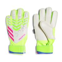 adidas Predator Match Fingersave Keepershandschoenen Kids Wit Neongeel Roze - thumbnail