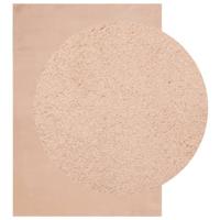 Vloerkleed laagpolig zacht en wasbaar 140x200 cm roze - thumbnail