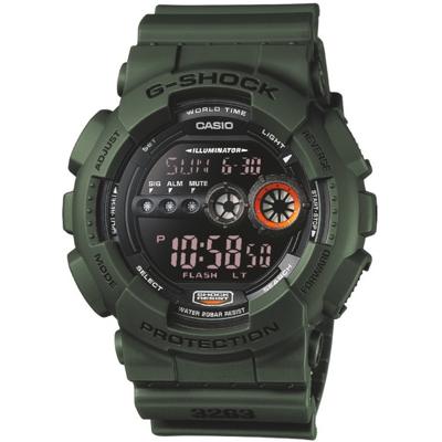 Casio G-SHOCK Stenard Digital Watch GD-100MS-3 - Groen Casio G-SHOCK Stenard Digital Watch GD-100MS-3 - Groen