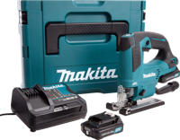 Makita accu decoupeerzaag - JV103DSAJ - 10,8V - 2x2.0 Ah accu en lader - in Mbox - thumbnail
