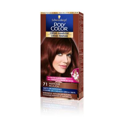 Schwarzkopf Poly Color Creme Haarverf - 71 Mahonie Schwarzkopf Poly Color Creme Haarverf - 71 Mahonie