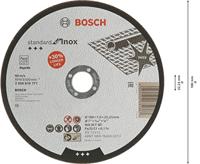Bosch Accessories Standard for Inox 2608619771 Doorslijpschijf recht 180 mm 1 stuk(s) RVS - thumbnail