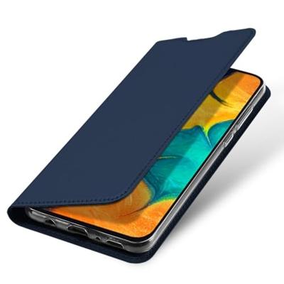Dux Ducis - pro serie slim wallet hoes - Samsung Galaxy A30 - Blauw Dux Ducis - pro serie slim wallet hoes - Samsung Galaxy A30 - Blauw