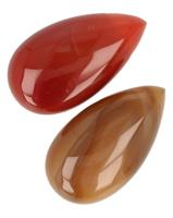 Ruben Robijn Edelsteen druppel hanger carneool (1 st) - thumbnail