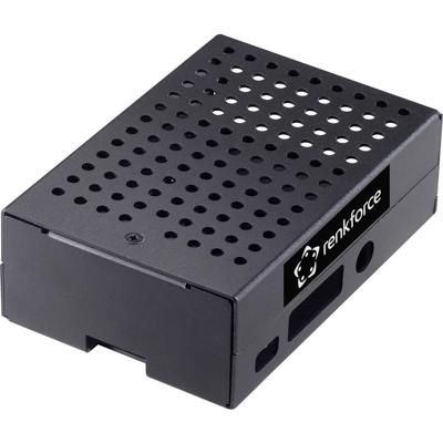 Renkforce RBP-ALC100 SBC-behuizing Geschikt voor serie: Raspberry Pi® Incl. actieve koeler Zwart Renkforce RBP-ALC100 SBC-behuizing Geschikt voor serie: Raspberry Pi® Incl. actieve koeler Zwart