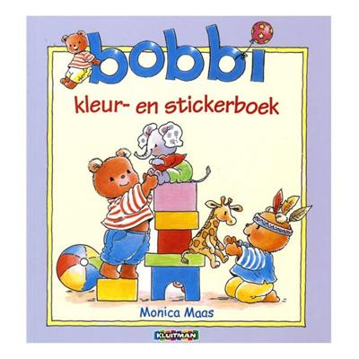 Bobbi kleur- en stickerboek