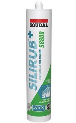 Soudal Silirub+ S8800 | Natuursteen | Siliconenkit | Transparant Grijs | 300 ml - 123473 Soudal Silirub+ S8800 | Natuursteen | Siliconenkit | Transparant Grijs | 300 ml - 123473