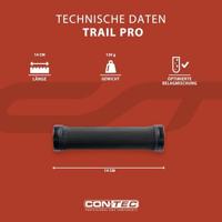 CONTEC "trail pro" handvat ct grips trail pro 135 mm, black - thumbnail