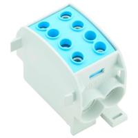 Weidmüller 1561780000 Verdeelblok Schroeven Blauw 3 stuk(s) - thumbnail