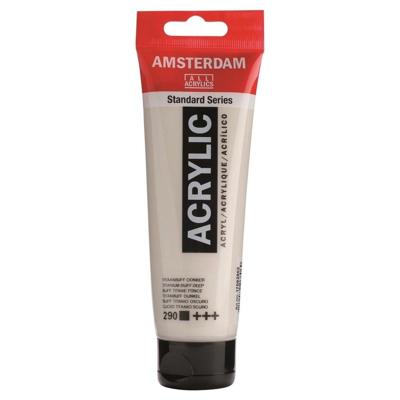 Royal Talens Amsterdam Acrylverf 120 ml - Titaanbuff Donker 290