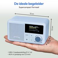 Mini Radio - MEDION - DAB/FM - Mono 2W RMS - Blauw - thumbnail