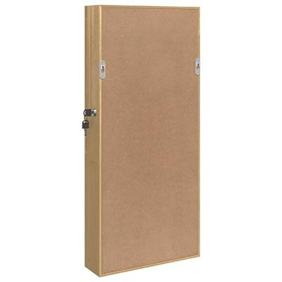 VidaXL Sieradenkast met spiegel wandgemonteerd 30x8,5x67 cm VidaXL Sieradenkast met spiegel wandgemonteerd 30x8,5x67 cm