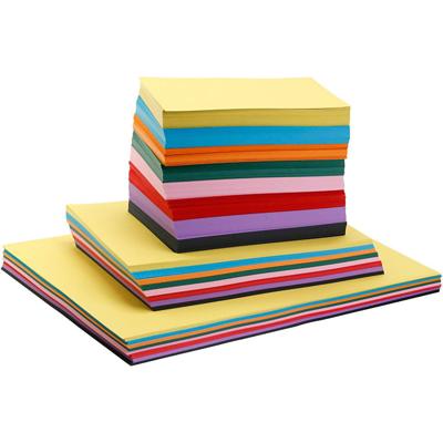 Creativ Company Gekleurd karton, a2,a3,a4, 220 gr, 1000 vel/ 1 doos