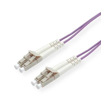 ROLINE glasvezelkabel 50/125µm OM4, LC/LC, violet, 7 m ROLINE glasvezelkabel 50/125µm OM4, LC/LC, violet, 7 m