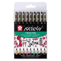 Brushstift bruynzeel sakura pigma 9st ass - thumbnail