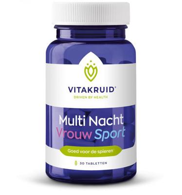 Vitakruid Multi Nacht Vrouw Sport 100% Vegan 30 Vitakruid Multi Nacht Vrouw Sport 100% Vegan 30