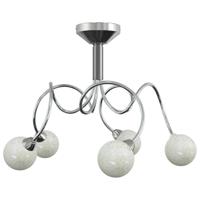 Plafondlamp met glasbollen rond 5xG9 - thumbnail