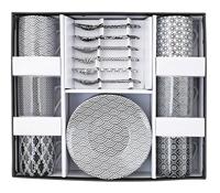 Zwart/Witte Espresso Set - Nippon Black - 6-Delig - 80ml 5x5.4cm - thumbnail