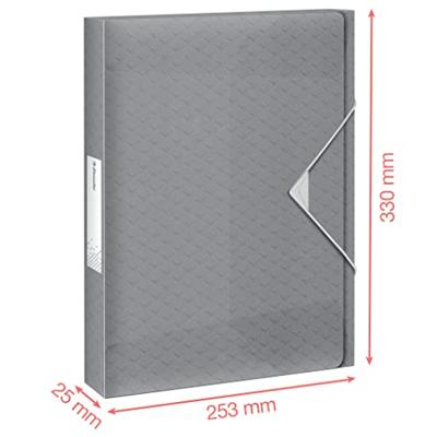 Esselte Colour&apos;Breeze elastobox, ft A4, 2,5 cm, koraal