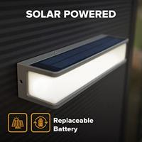Lutec Design wandlampDoblo solar rechthoekig - 6943801125 - thumbnail