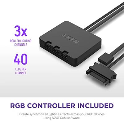 NZXT F120 RGB DUO - 120mm RGB Fan - Triple - White