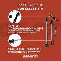 CONTEC snelspanner set "sqr+ m" ct qr set sqr select+ m black - thumbnail