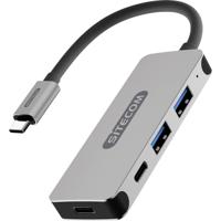 Sitecom CN-384 USB-C Hub 4 Port | USB-C naar 2X USB-C + 2X USB Port Adapter - voor MacBook Pro/Air, Chromebook en andere USB type C apparaten - thumbnail
