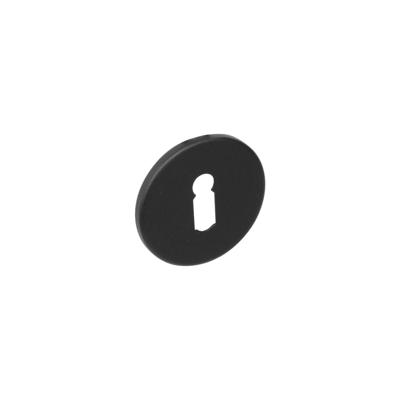 Rozet sl.gat rvs geborst. mat zwart Rozet sl.gat rvs geborst. mat zwart