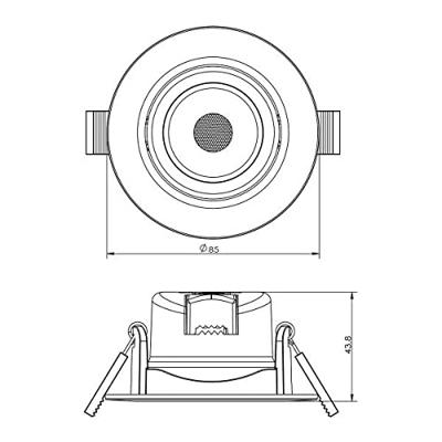 Deko Light 565338 SMD-68 LED-inbouwlamp Energielabel: F (A - G) LED LED vast ingebouwd 6.5 W Wit Deko Light 565338 SMD-68 LED-inbouwlamp Energielabel: F (A - G) LED LED vast ingebouwd 6.5 W Wit
