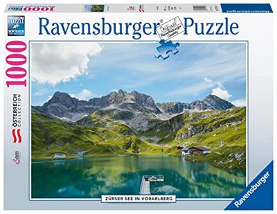 Ravensburger puzzel Zürser meer in Vorarlberg - 1000 stukjes