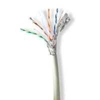 Nedis CCBG8538GY100S netwerkkabel Grijs 100 m Cat6a S/FTP (S-STP) - thumbnail
