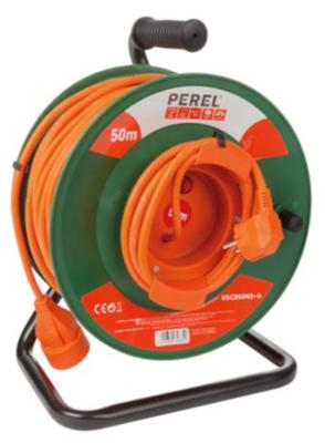 Tuinhaspel 50 meter 3G1.5 oranje randaarde EGCR50N2-G