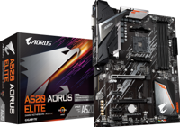 Gigabyte A520 AORUS ELITE Moederbord Socket AMD AM4 Vormfactor ATX Moederbord chipset AMD® A520 - thumbnail