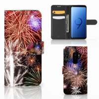 Samsung Galaxy S9 Plus | Wallet Case | met Pasjes | Vuurwerk - thumbnail