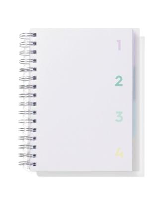 HEMA Collegeblok 4-in-1 met spiraal A5 gelinieerd