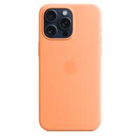 Apple Silicone MagSafe Case iPhone 15 Pro Max Orange Sorbet - thumbnail