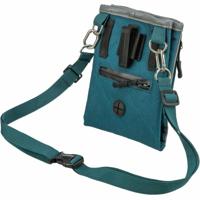 TRIXIE BELONINGSZAKJE SNACKZAKJE TWIN PETROL 15X2,5X18 CM - thumbnail