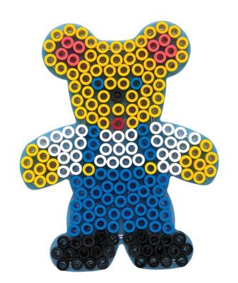 Hama strijkkralenbordje maxi - teddybeer