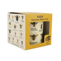 Gift Republic Bijen - Emaille Bloempot - thumbnail
