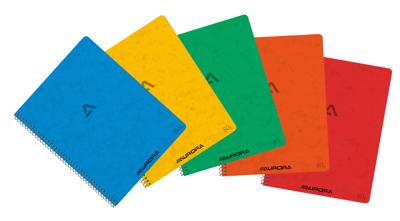 Schrift aurora 210x165mm lijn 120pag 80gr ass Schrift aurora 210x165mm lijn 120pag 80gr ass